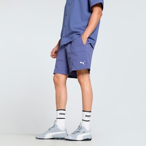 WARDROBE Essentials Men's Relaxed Fit  6" Cargo Shorts, Blue Crystal, extralarge-IND